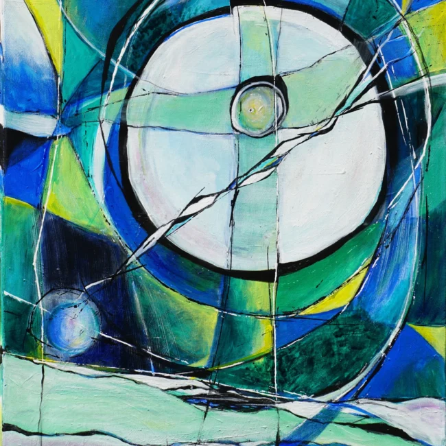 Lebenswege 80 x 60 cm