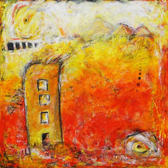 Terra egyptica – 100 x 100 cm