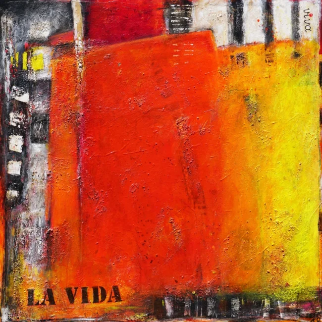 Viva la vida – 100 x 100 cm